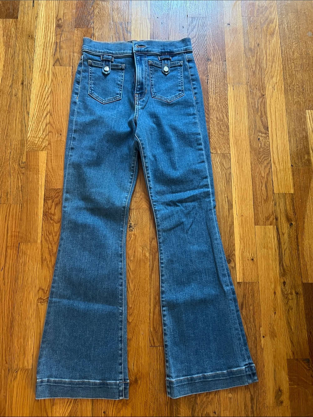 Veronica Beard- CarsonAnkle Flare High Rise Jeans